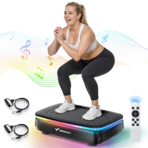 MERACH Vibration Plate Exercise Machine with Power Vibrate Platform Vibration