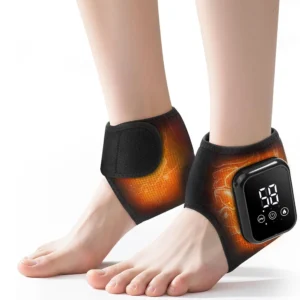 2pcs 3 Heating Levels Heated Ankle Brace with Vibration