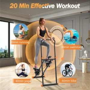 Multifunctional household stair climbing machine stair machine stepper foldable