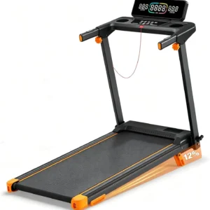 Walking Pad Treadmill with 12% Incline, 300 LBS Capacity, with App, Heart Rate