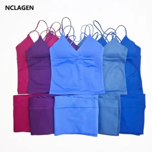 NCLAGEN Vision Twist 2 Piece Fitness Women Sportwear