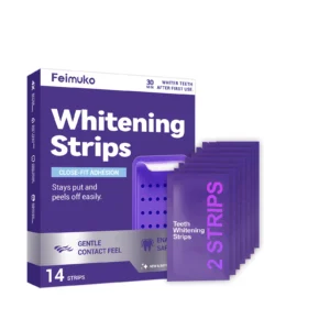 Purple Teeth Whitening Strips for Sensitive Teeth